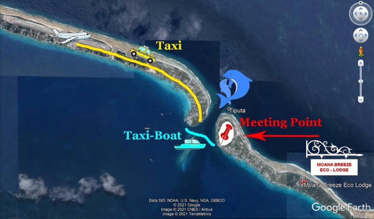 Moana Breeze Rangiroa - Rental Car Included - Air Conditioning - Wi-Fi Tiputa Luaran gambar